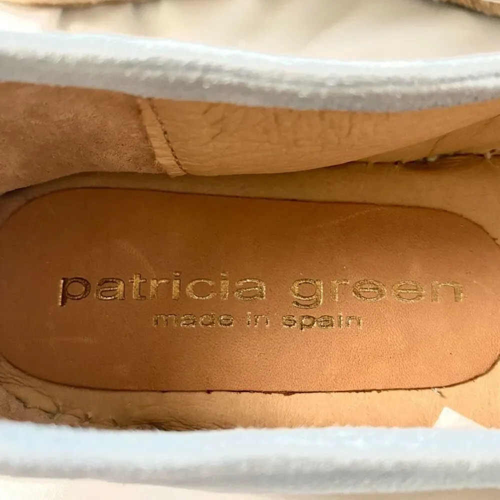 Patricia Green Abigail Slip On Sky Blue Espadrilles Size US 10